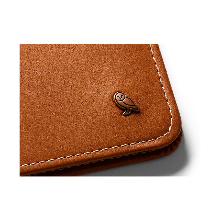 Bellroy RFID Hide & Seek HI Leather Wallet Caramel Caramel