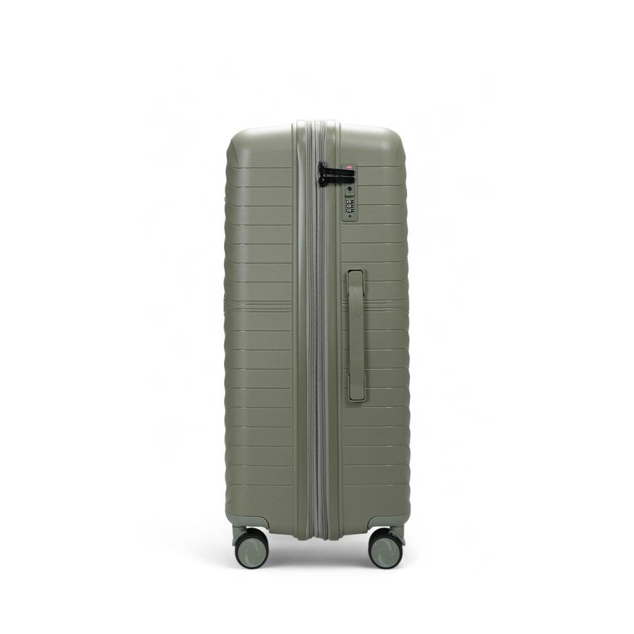 Caselite Summit 75cm Hardside Checked Suitcase Moss Moss