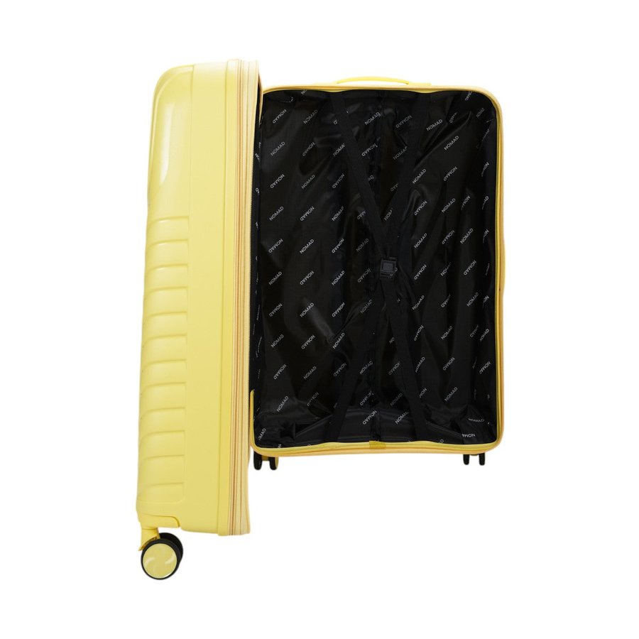 Nomad Journey 56cm, 66cm & 75cm Hardside Luggage Set Yellow Yellow