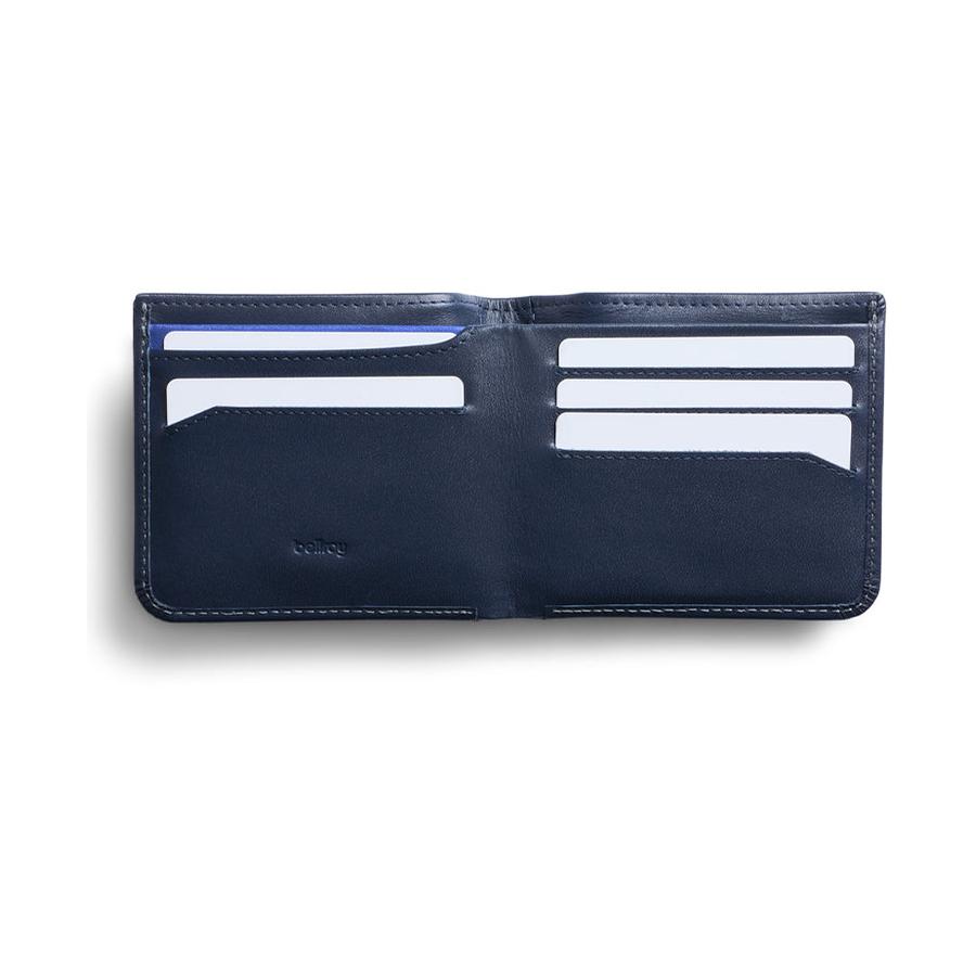 Bellroy RFID Hide & Seek HI Leather Wallet Navy Navy