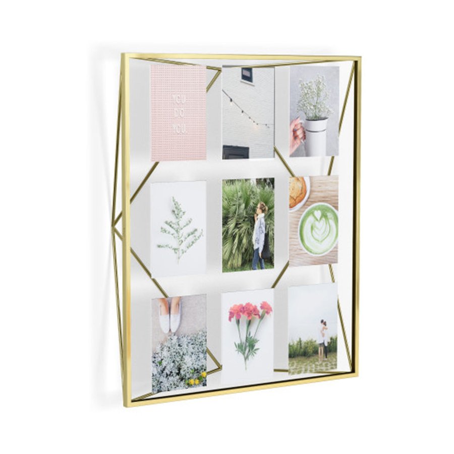 Umbra Prisma Gallery Photo Display Matte Brass Matte Brass