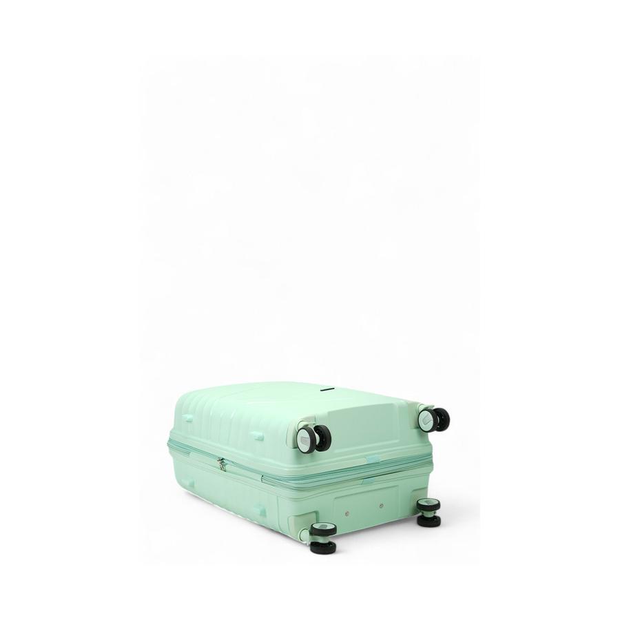 Nomad Aspire 65cm Hardside Checked Suitcase Mint Mint