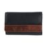 Pierre Cardin Maia Ladies Leather Durable Flat Wallet Black/Cognac