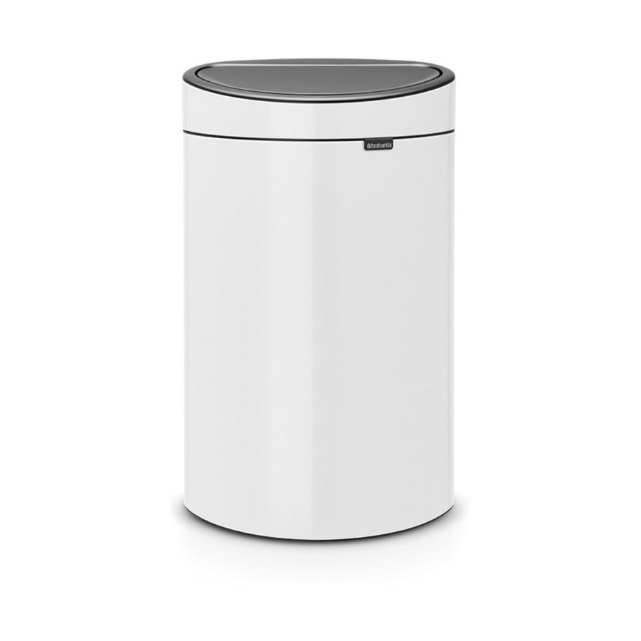 Brabantia Touch Bin (40L) White White