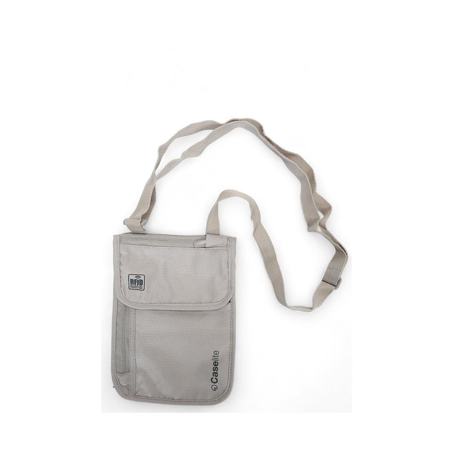 Caselite RFID Security Neck Pouch Beige Beige