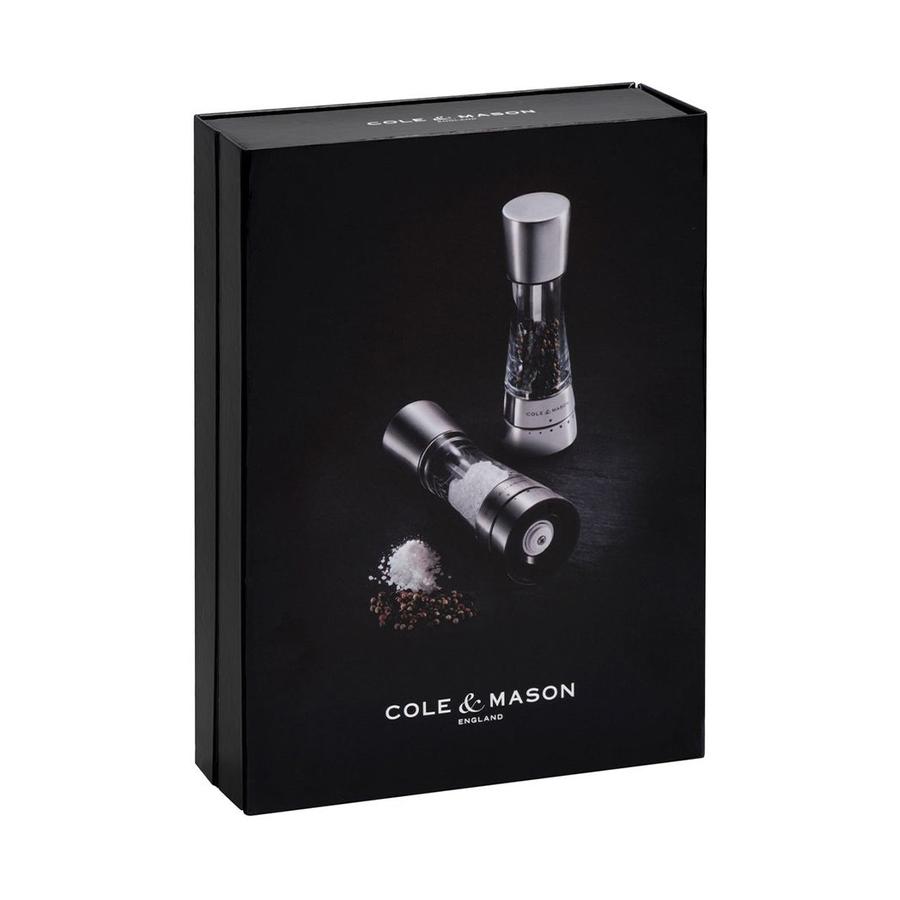 Cole & Mason Derwent Salt & Pepper Mill Gift Set Stainless Steel Stainless Steel
