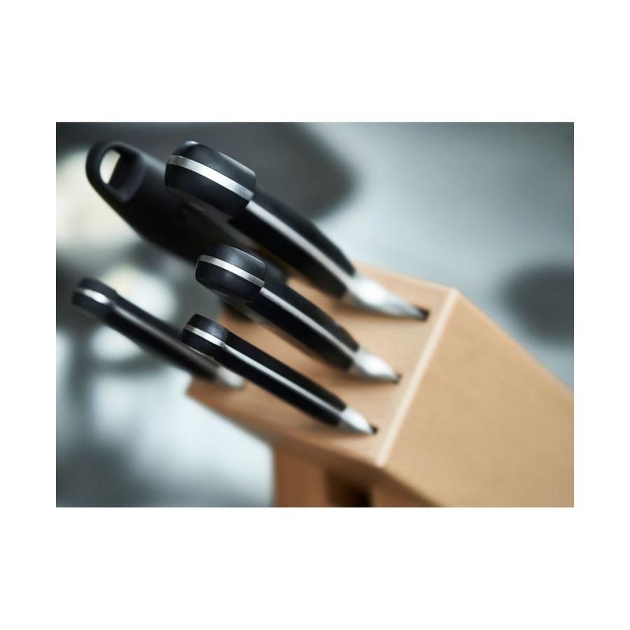 Zwilling Professional S 6 Piece Knife Block Set Black Black