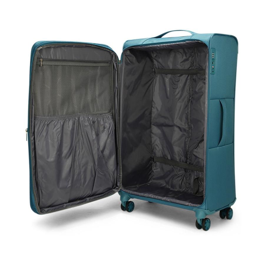 Caselite Ultra 55cm & 80cm Softside Luggage Set with Laptop Bag Teal Teal