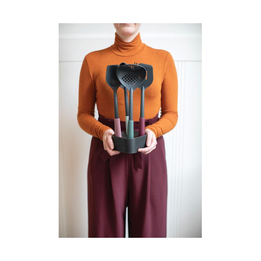 Brabantia Tasty+ Kitchen Utensils Set Multi Coloured Multi Coloured