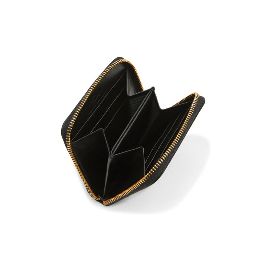 RM Williams Singleton Mini Zip Wallet Black Black