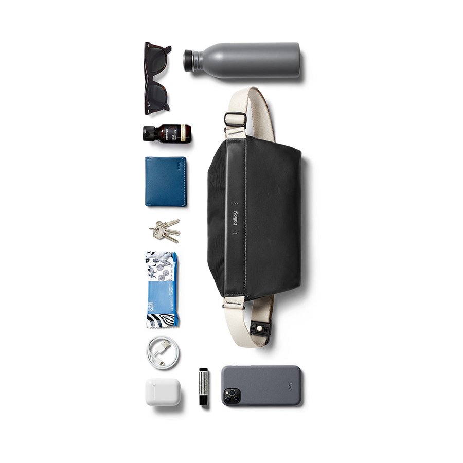 Bellroy Sling Bag Mini Premium Edition Black Sand Black Sand