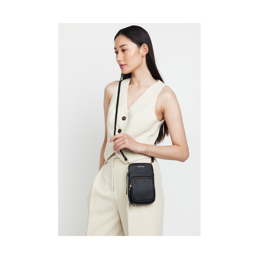 Saben Nikko Phone Sling Black Bubble Black Bubble