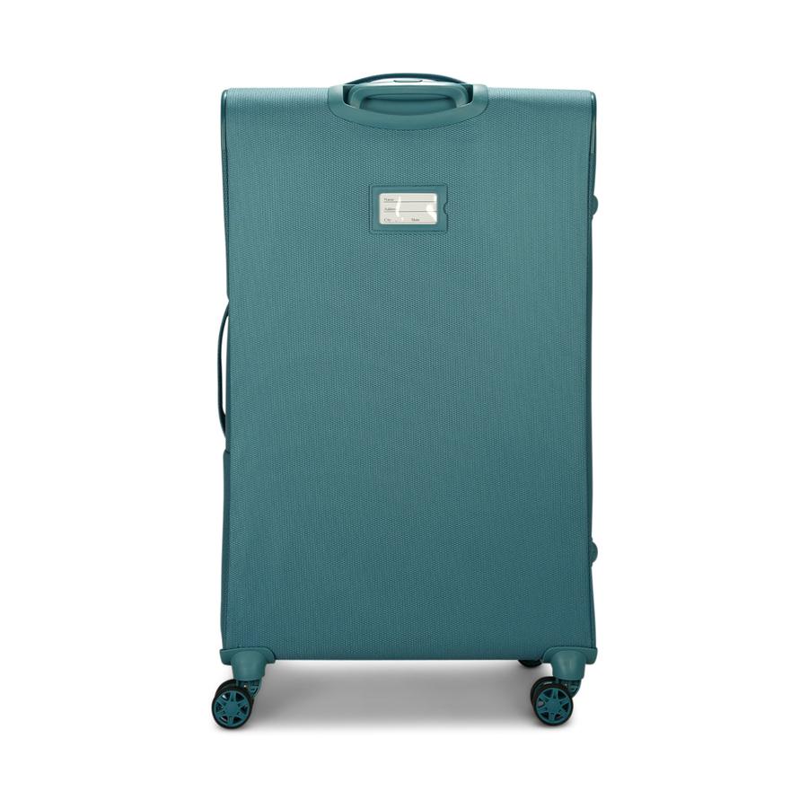 Caselite Ultra 80cm Softside Checked Suitcase & Laptop Bag Set Teal Teal
