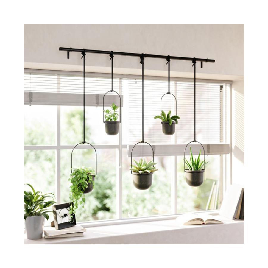 Umbra Triflora Hanging Planter (Set of 5) Black Black