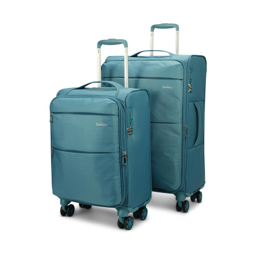 Caselite Ultra 55cm & 69cm Softside Luggage Set Teal Teal