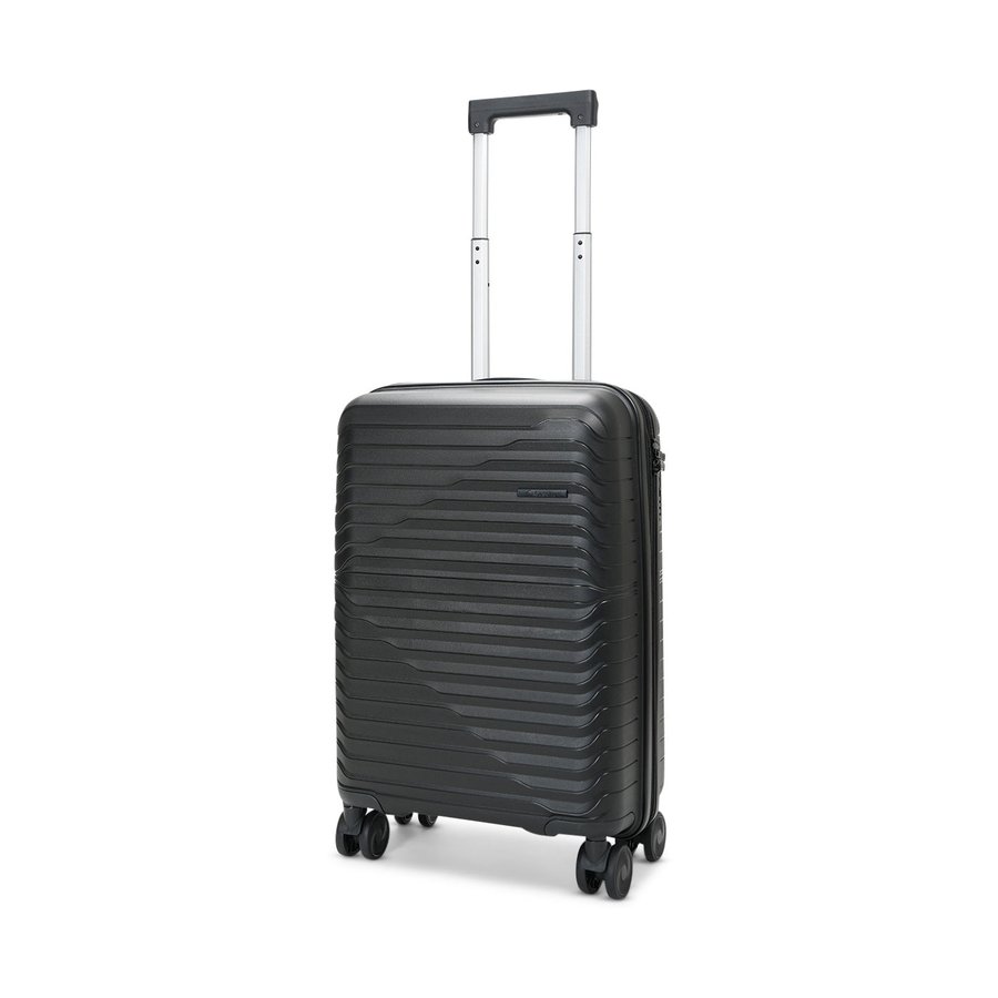 Caselite Summit 56cm Hardside Carry-On Suitcase Black Black