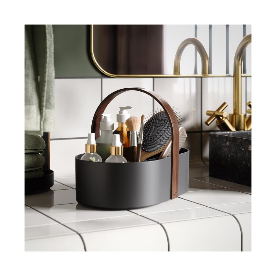 Umbra Bellwood Caddy Black/Walnut Black/Walnut