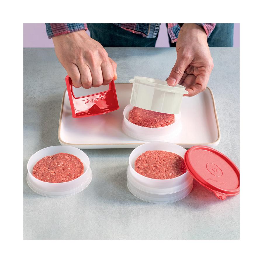 Tupperware Hamburger Patty Press Chilli & Snow White Chilli & Snow White