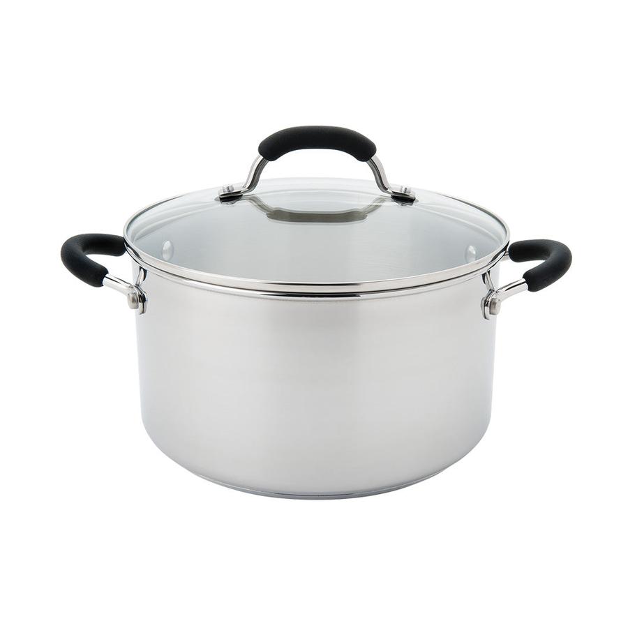 Raco Contemporary 24cm (7.6L) Stockpot Stainless Steel Stainless Steel