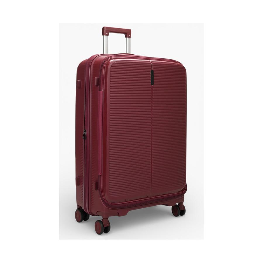 Caselite Venture 57cm & 76cm Top Open Hardside Luggage Set Dark Red Dark Red