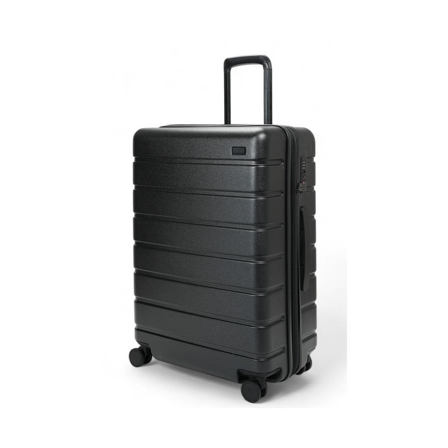 Explorer Arlo Pro 52cm Front Access & 65cm Hardside Luggage Set Black Black