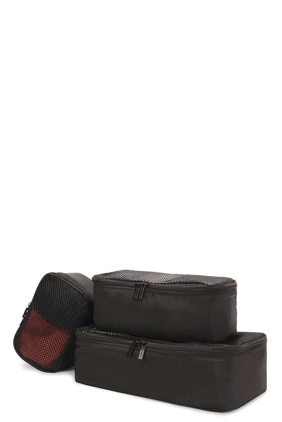 Explorer Rectangular Packing Cubes 3 Pack Black