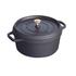 Staub 28cm (6.7L) Round Cocotte Black