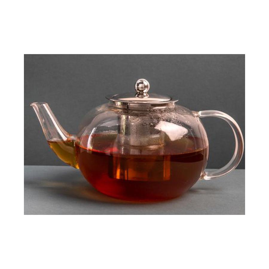 La Cafetiere 1.5L Glass Teapot with Stainless Steel Infuser Clear Clear