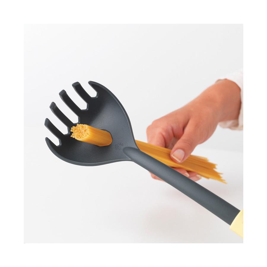 Brabantia Tasty+ Spaghetti Spoon Plus Measure Tool Vanilla Yellow Vanilla Yellow