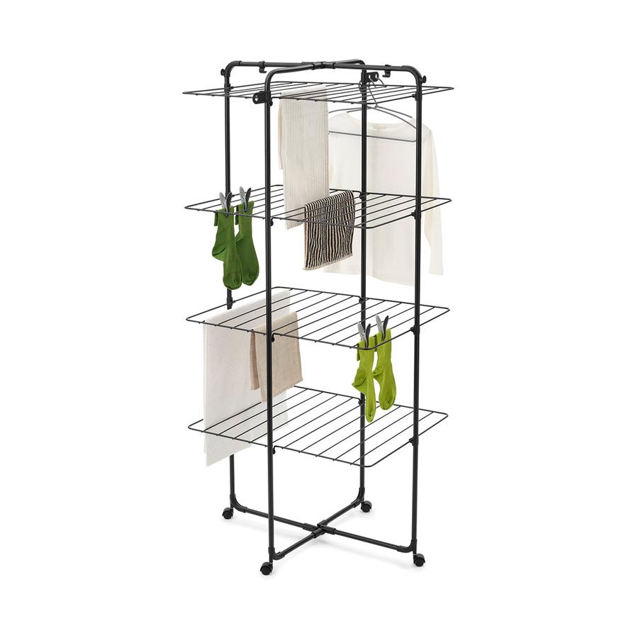 Brabantia Hangon Tower Drying Rack 30m Matte Black Matte Black