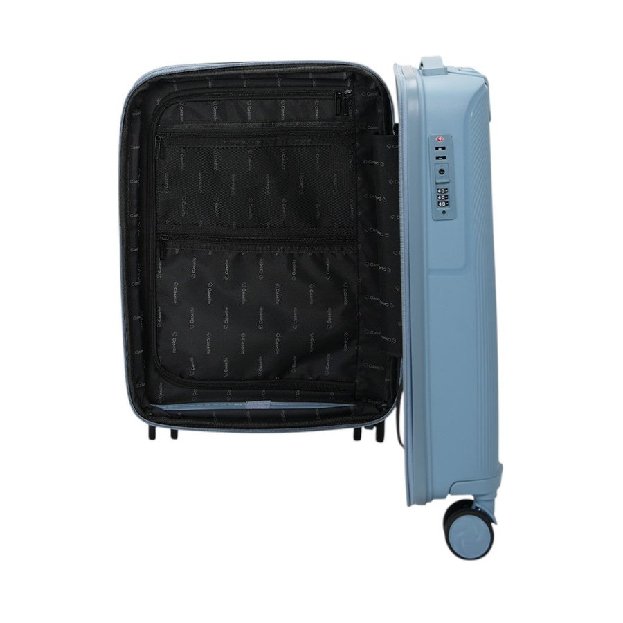 Caselite Aero 56cm Hardside Carry-On Suitcase Light Blue Light Blue