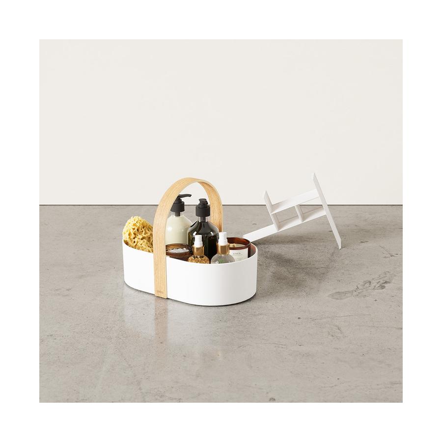 Umbra Bellwood Caddy White/Natural White/Natural