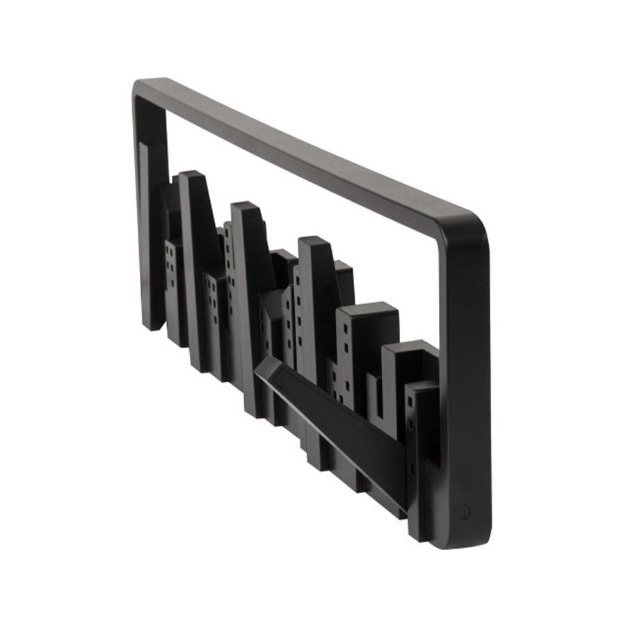 Umbra Skyline 5 Wall Mounted Hooks Black Black