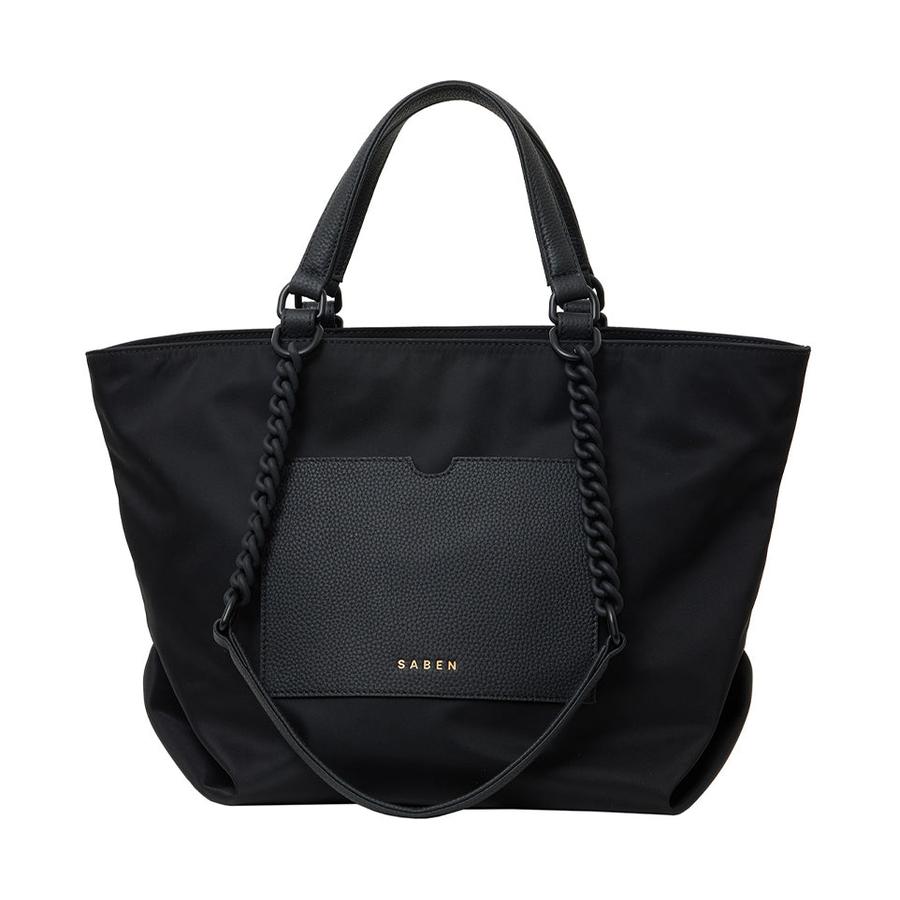 Saben Paris Tote Black Black