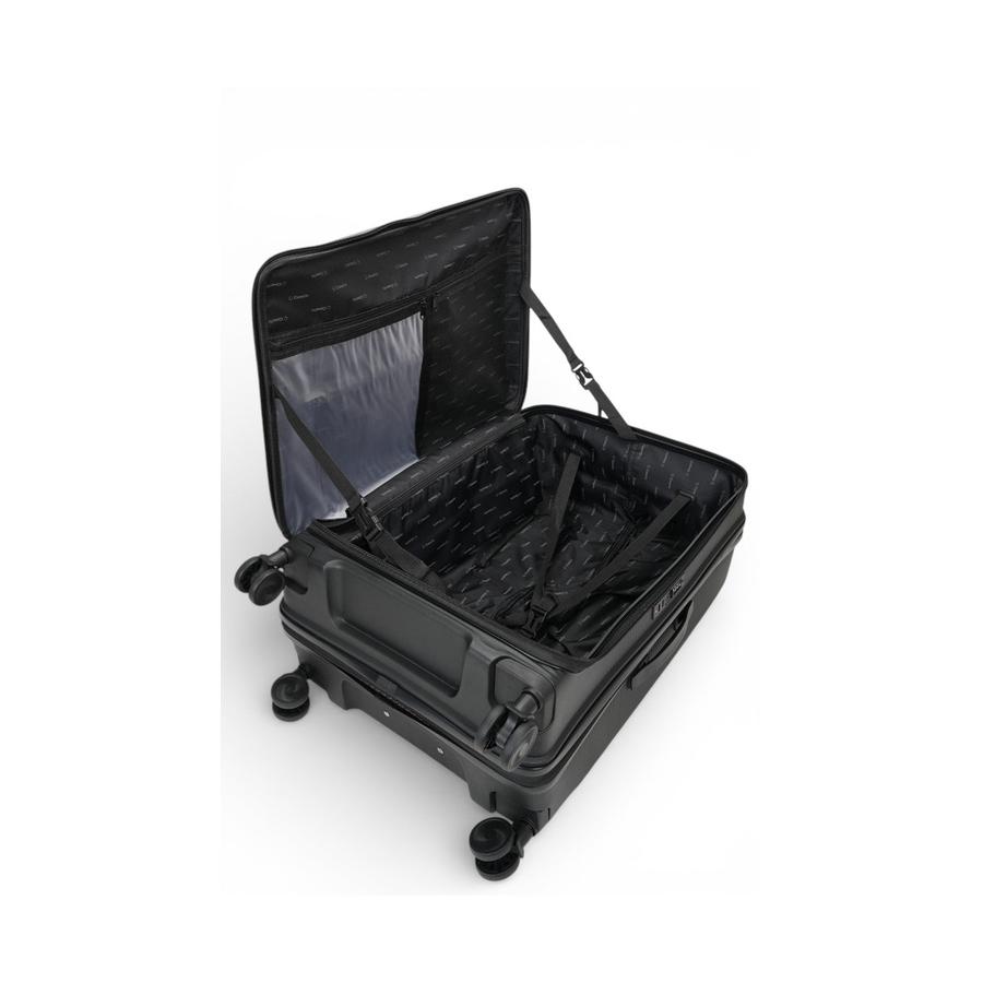 Caselite Venture 57cm & 76cm Top Open Hardside Luggage Set Black Black