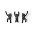 Umbra Buddy Wall Hooks (Set of 3) Black