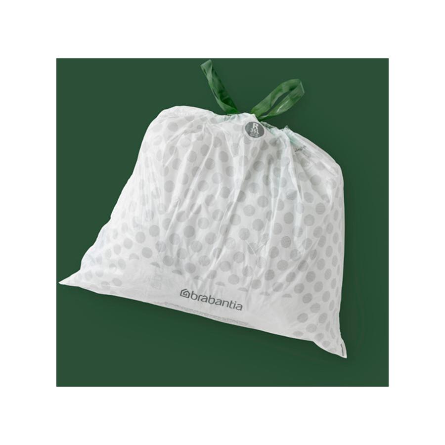Brabantia PerfectFit Bags Code R (36L) Pack of 10 White White