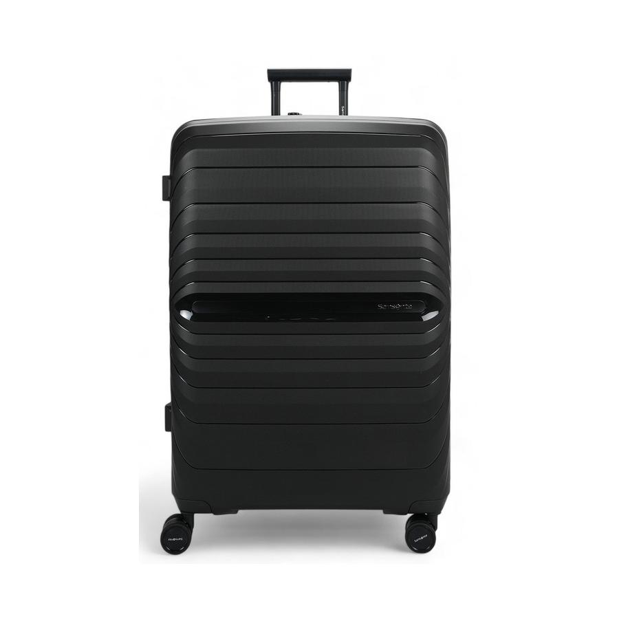 Samsonite Octolite Neo 75cm Hardside Checked Suitcase Black Black