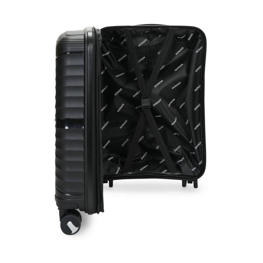 Nomad Aspire 55cm Hardside Carry-On Suitcase Black Black