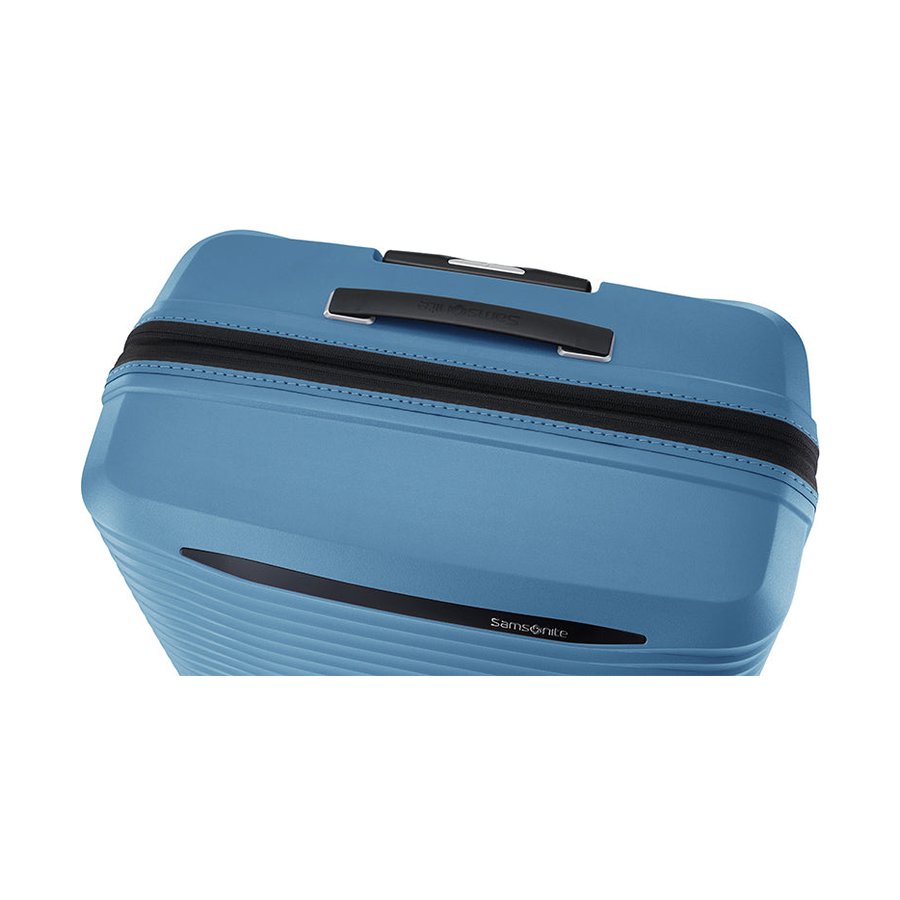 Samsonite Upscape 75cm Hardside Checked Suitcase Ocean Blue Ocean Blue