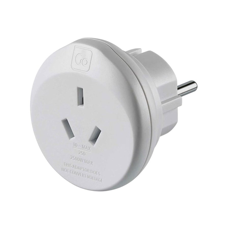 Go Travel Outbound Euro Travel Adapter Multi Coloured Multi Coloured
