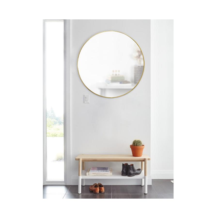 Umbra Hubba Wall Mirror (86cm) Brass Brass