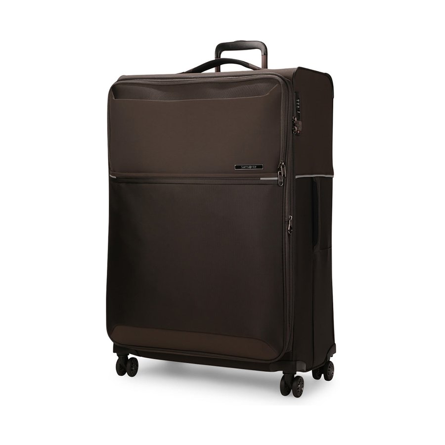 Samsonite 73H 78cm Softside Checked Suitcase Platinum Grey Platinum Grey