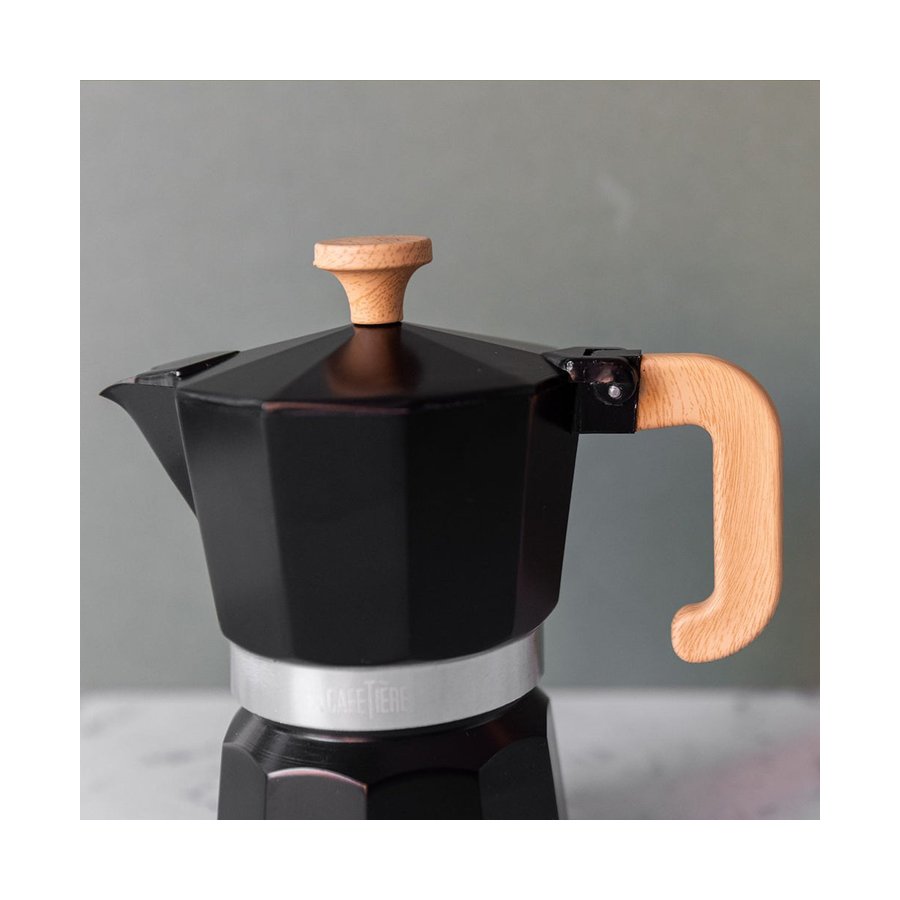 La Cafetiere Venice 6 Cup Espresso Maker Black Black