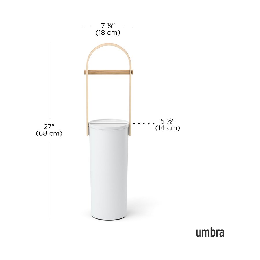 Umbra Bellwood Toilet Paper Holder & Reserve White/Natural White/Natural