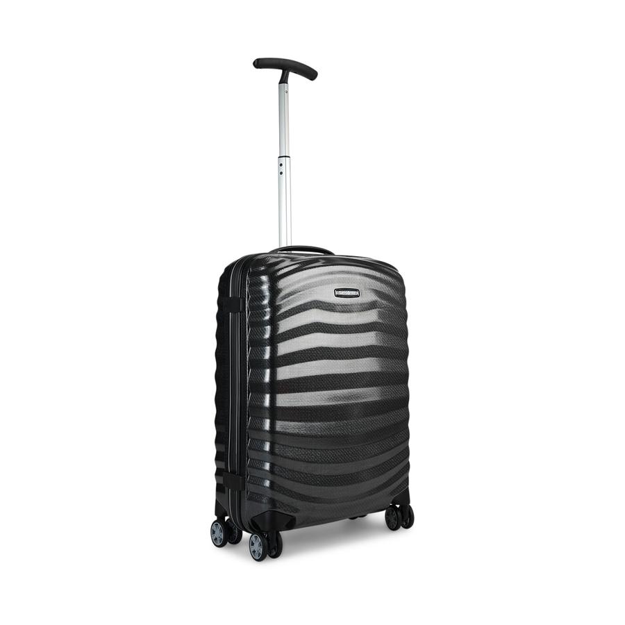 Samsonite Lite-Shock Sport 55cm CURV Carry-On Suitcase Black Black