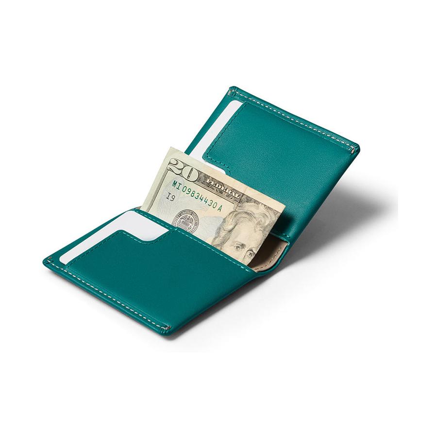 Bellroy Slim Sleeve Leather Wallet Teal Teal