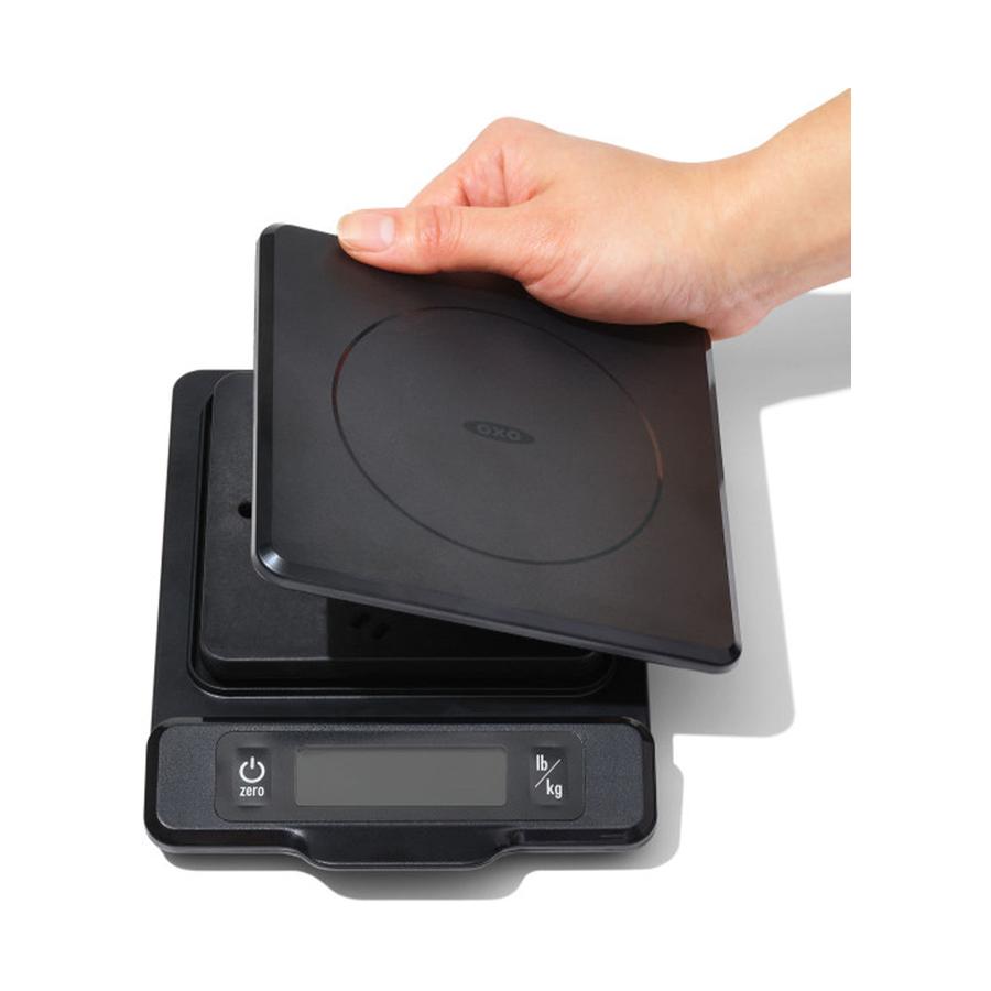 OXO Good Grips Food Scale with Pull-Out Display Black Black