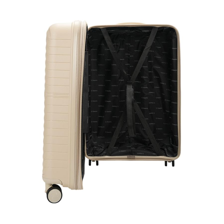 Caselite Summit 65cm Hardside Checked Suitcase Beige Beige