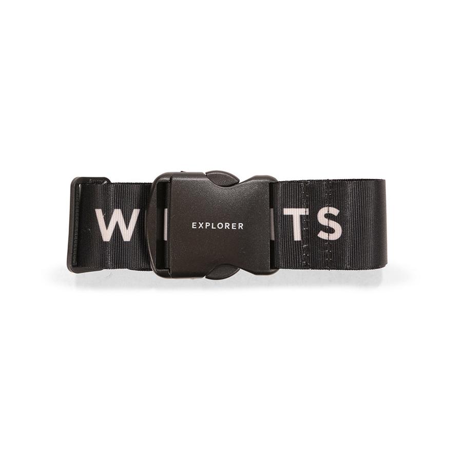 Explorer Luggage Strap Black Black